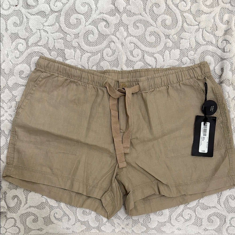 💯 % Linen Tan Shorts